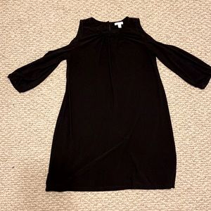 Black Cold Shoulder Dress